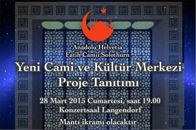 Yeni Cami ve Kültür Merkezimizin proje tanıtımı