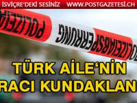Türk ailenin aracı kundaklandı