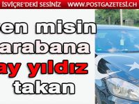 Aracında ay yıldız var diye gurbetçi kızın aracını kundakladılar