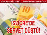 İsviçre ev halkının serveti düştü