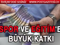 Eğitim ve Spor'a büyük ekonomik katkı