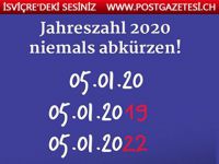 Deshalb sollten Sie die Jahreszahl 2020 niemals abkürzen