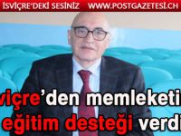 İsviçre'de yaşayan hekimden, memleketinde eğitime destek