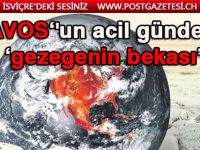Davos'un acil gündemi 'iklim krizi' ve 'çevresel riskler'
