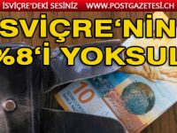 İsviçre’de yoksulluk yüzde 8 i geçiyor