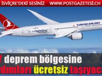 THY yardımları ücretsiz taşıyacak