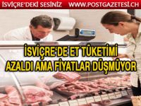 İsviçre’de et tüketimi eskiye göre azaldı