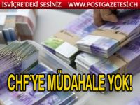 İsviçre merkez bankası franga müdahale etmeyecek