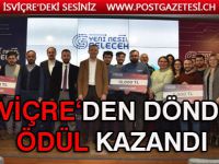 İsviçre'den kesin dönüş yapan öğrenci ödül kazandı