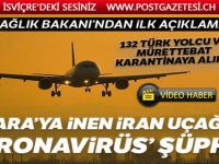 Tahran - İstanbul seferini yapan yolcu uçağında Korona şüphesi!