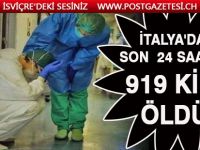 İtalya'da son 24 saatte 919 kişi koronadan öldü