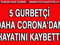 Almanya'da 5 Türk vatandaşı daha Kovid-19 nedeniyle hayatını kaybetti