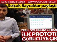 Selçuk Bayraktar, yerli solunum cihazının ilk prototipini paylaştı