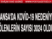 Fransa'da Kovid-19 nedeniyle ölenlerin sayısı 3024 oldu