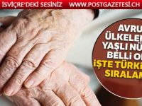 Avrupa ülkelerinin yaşlı nüfusu belli oldu!