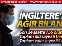 İngiltere'de korona virüs nedeniyle ölü sayısı 6 bini aştı