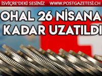 FEDERAL HÜKÜMET AÇIKLADI: OHAL İSVİÇRE’DE 1 HAFTA DAHA UZATILDI