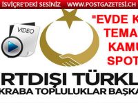 YTB'den yurt dışındaki vatandaşlar için "Evde Kal" temalı kamu spotu
