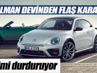 Volkswagen Beetle ve Scirocco'nun üretimini durduruyor!