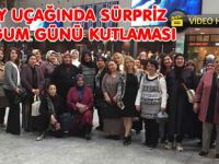THY UÇAĞINDA SÜRPRİZ DOĞUM GÜNÜ KUTLAMASI