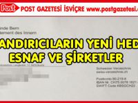 İSVİÇRE'DE DOLANDIRICILIK SINIR TANIMIYOR