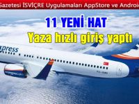 SUN EXPRESS'TEN 11 YENİ HAT