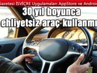 YILLARCA EHLİYETSİZ ARAÇ KULLANMIŞ