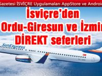 Sunexpress'ten Yeni İSVİÇRE direkt Seferler