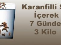 1 haftada 3 kilo verdiren karanfil suyu tarifi