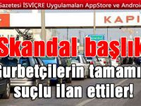 Fatura gurbetçiye kesildi