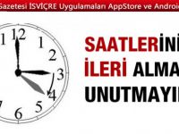 İSVİÇRE YAZ SAATİ UYGULAMASINA NE ZAMAN GEÇİŞ YAPACAK?
