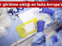 Dünyada nüfusa göre kanser görülme sıklığı en fazla Avrupa'da