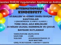 KANTON ST.GALLEN 23 Nisan Ulusal Egemenlik ve Uluslararası Çocuk Bayramı