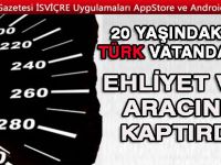 ŞEHİR İÇİNDE 106 KM HIZLA YAKALANDI