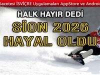Sion, 2026 Kış Olimpiyatları'na aday olmayacak