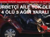 Gurbetçi aile Bulgaristan’da kaza yaptı: 4 kişi öldü, 3 ağır yaralı