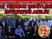15 Temmuz şehitleri İsviçre'de anıldı