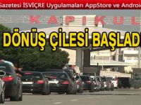 Kapıkule’de kilometrelerce kuyruk oluştu
