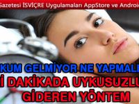 İki dakikada uykusuzluğu gideren yöntem