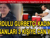 Tatile gittiği memleketinde ölen gurbetçi kadın üç kişiye hayat verecek