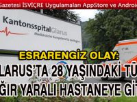 Silahla yaralanmış Türk Glarus hastanesinde
