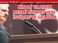 TBMM Başkanı Yıldırım İsviçre'ye geliyor