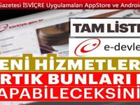 E-devlet kullananlara yeni bir hizmet daha