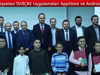 EZANI GÜZEL OKUMA YARIŞMASI YAPILDI