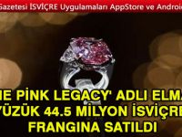 İsviçre'de elmas yüzük rekor fiyata satıldı