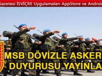 DÖViZLE ASKERLiK iLE iLGiLi ÖNEMLi DUYURU