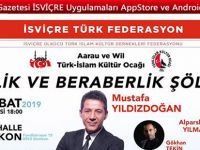 ''BİRLİK VE BERABERLİK ŞÖLENİ' 2 ŞUBAT 2019'da