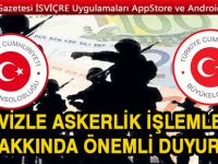 Dövizle Askerlik İşlemleri Hakkinda Duyuru