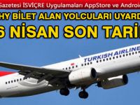 Ve THY açıkladı: 6 Nisan'da...