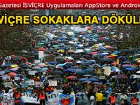 İsviçre’li gençler “ İklim acilliği ” yüzünden caddeleri doldurdular